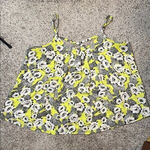 Torrid Size 1 Flowy‎ Floral Paisley Adjustable Spaghetti Strap Sleeveless Top